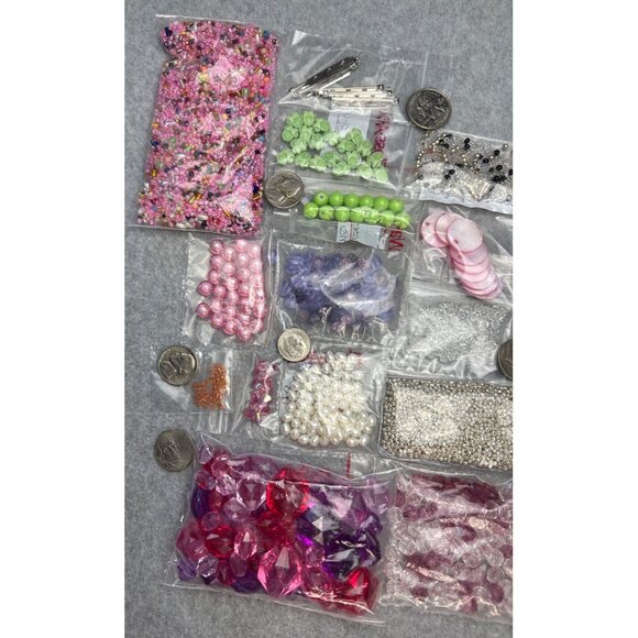 Assorted Bead & Gemstone Crafting Kit for Jewelry Making - Picture 2 of 9